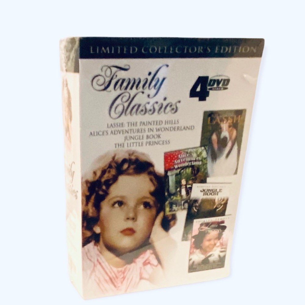 Sealed Shirley Temple DVD Movie Box Set Lassie Alice in Wonderland Jungle Book - Picture 3 of 4
